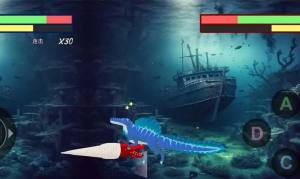 巨齿鲨与海怪搏斗游戏图1