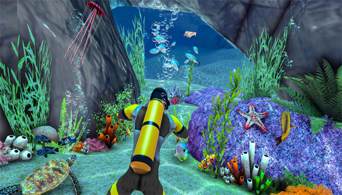 水肺潜水员水下救援游戏安卓版图2: