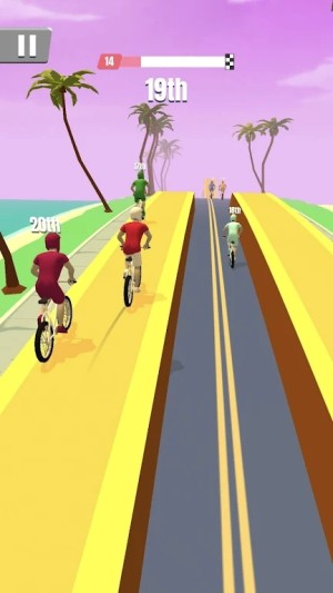 自行车冲刺跑游戏图2