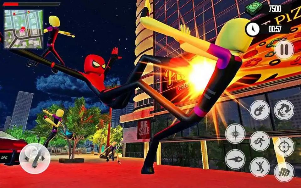 蜘蛛英雄斯蒂克曼绳帮游戏官方手机版图3: