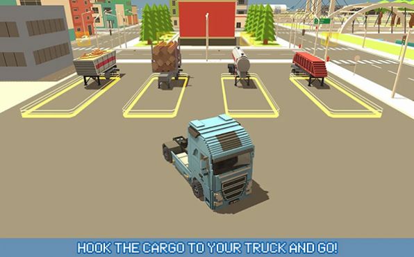 像素卡车城市运输游戏官方版截图2:
