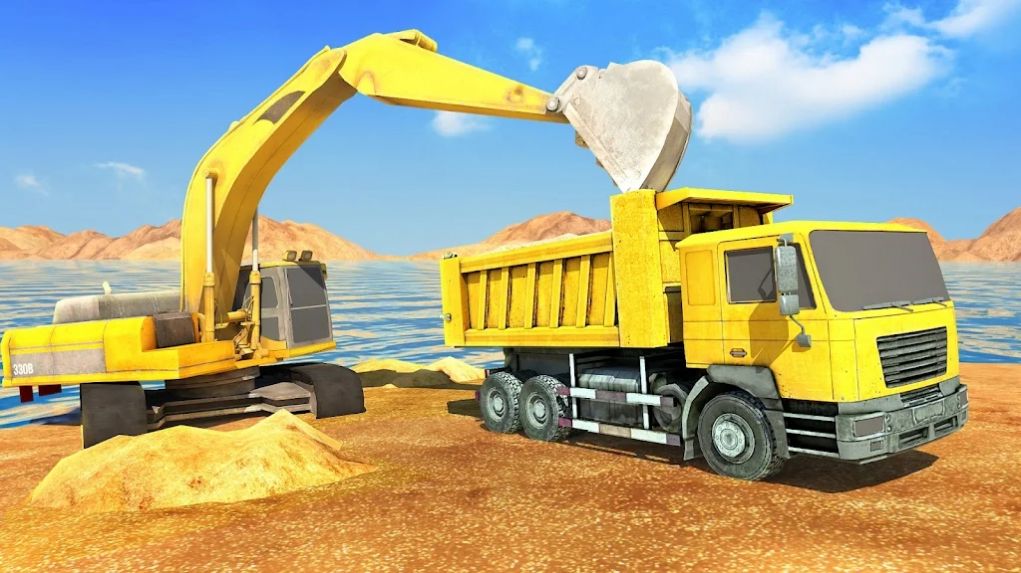 挖沙机河道挖掘机游戏官方版图3: