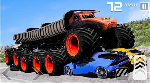 怪物卡车特技汽车游戏最新版图1: