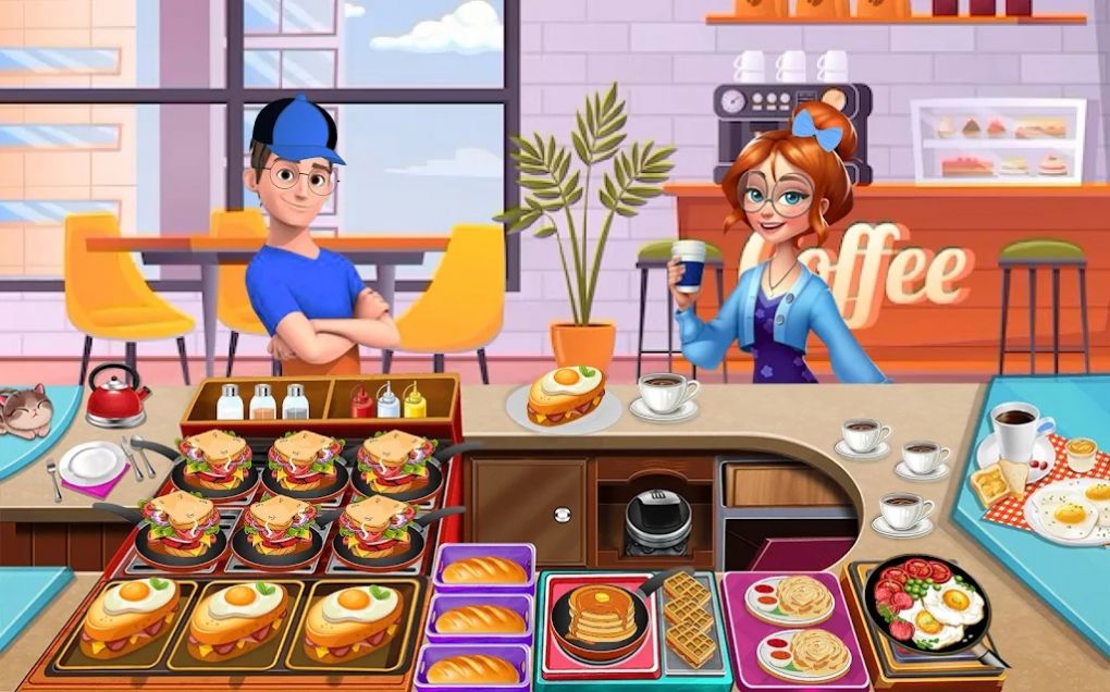 汉堡咖啡馆模拟游戏安卓版图2: