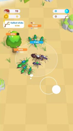 蚂蚁帝国io虫子大军游戏图1