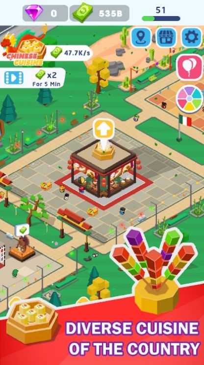 放置美食公园大亨游戏最新手机版图1: