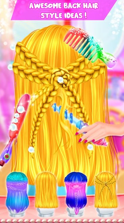 辫子发型艺术家沙龙游戏最新版图3: