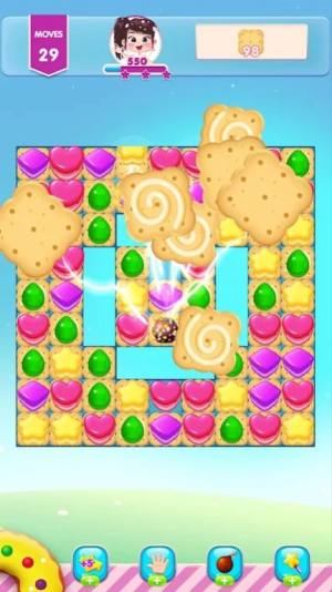 糖果饼干粉碎比赛游戏图3
