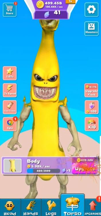 香蕉怪兽战斗闲置游戏中文版图2: