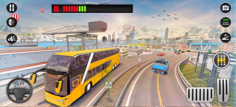 遨游中国公共巴士模拟器司机游戏安卓中文版图1: