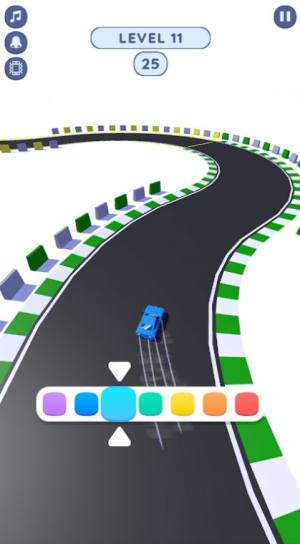 彩色赛车竞速游戏图1