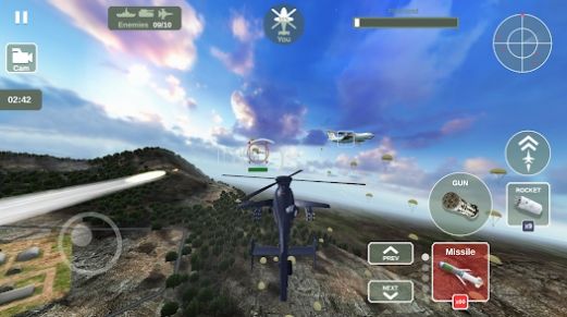直升机模拟器天空战争游戏手机版下载安装截图7: