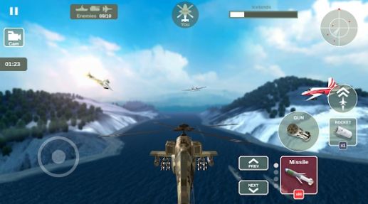 直升机模拟器天空战争游戏手机版下载安装截图6: