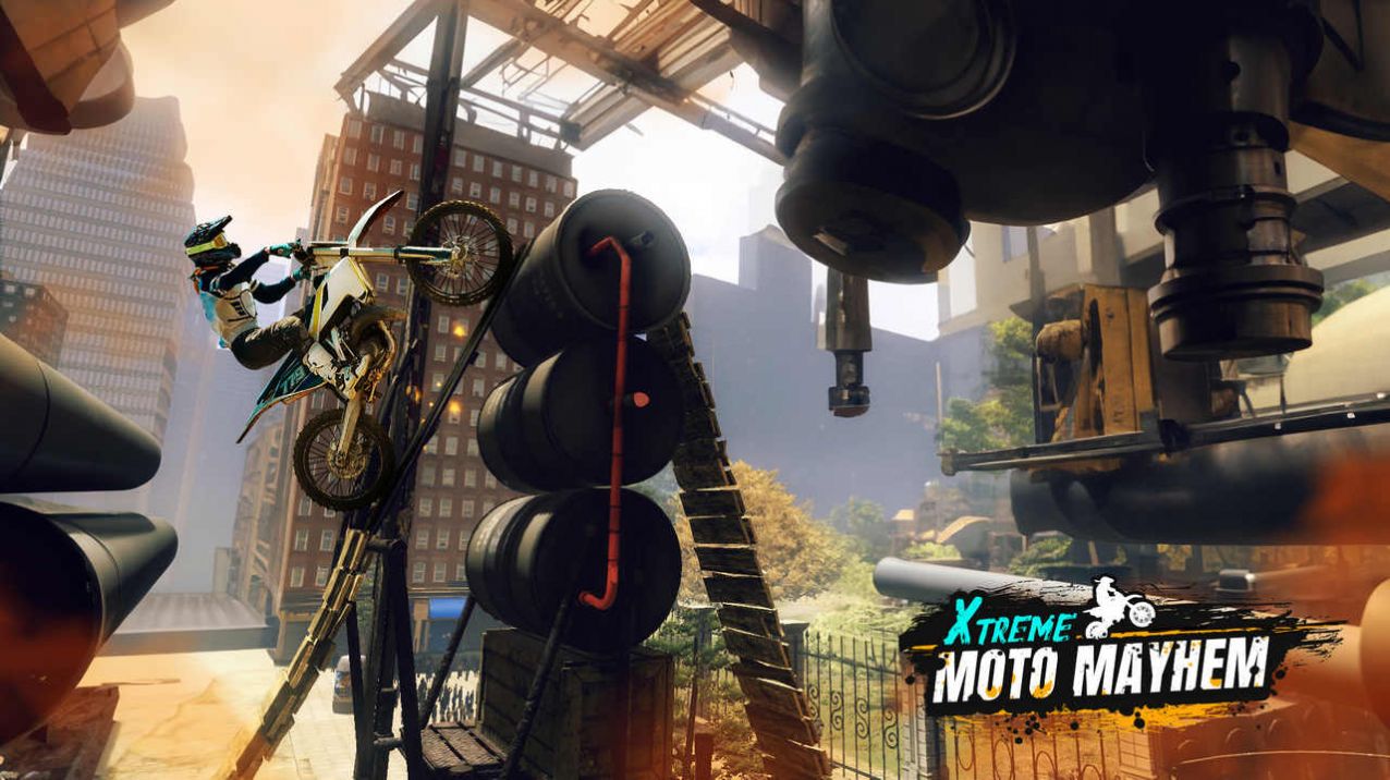 极限摩托混乱游戏中文手机版（Xtreme Moto Mayhem）截图2: