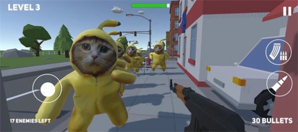 快乐香蕉猫射手攻击游戏中文版图1: