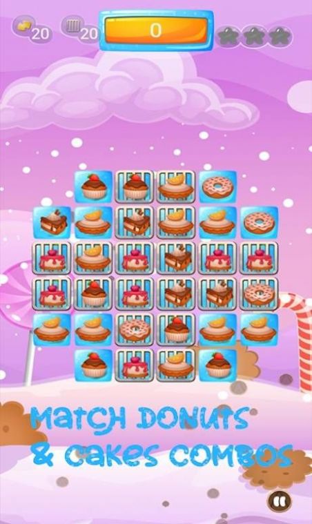 甜甜圈和蛋糕搭配安卓手机版图片1
