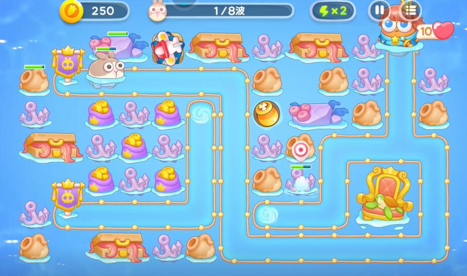 保卫萝卜4海的闺女34关攻略 海的闺女第34关图文通关详解