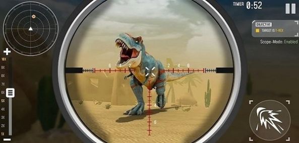 狙击手恐龙狩猎3D游戏手机版截图1: