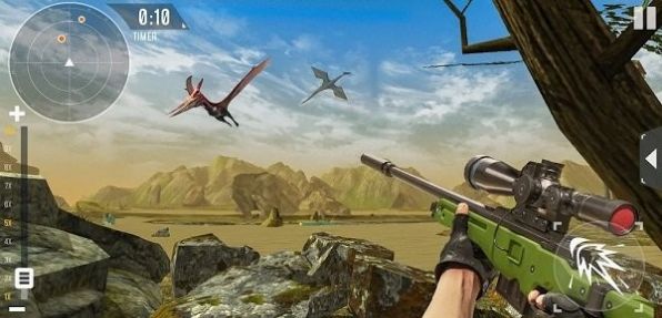 狙击手恐龙狩猎3D游戏手机版截图2: