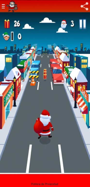 圣诞老人城市奔跑安卓手机版图1: