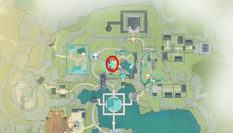 射雕手游梦华录赵王府全收集攻略 梦华录赵王府物品道具位置分享