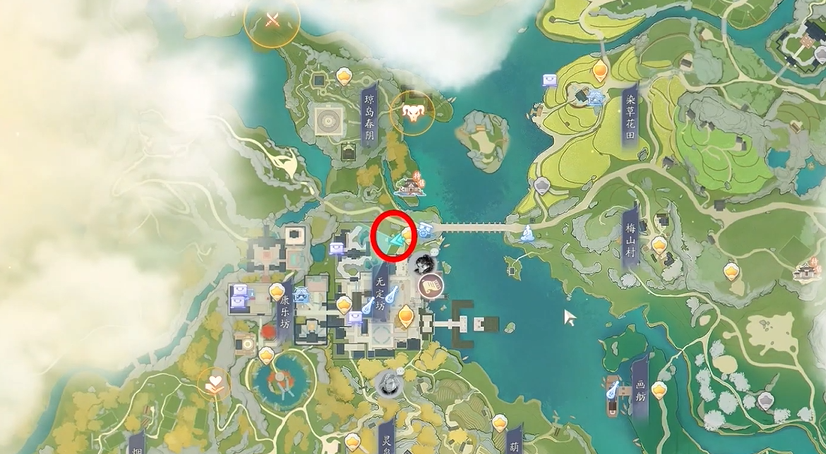 射雕手游梦华录西街全收集攻略 梦华录西街收集位置分布图