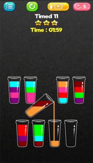 果汁液体分类拼图游戏图1