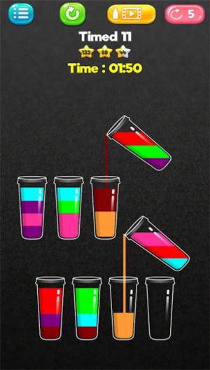 果汁液体分类拼图游戏图2