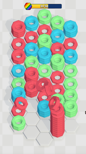 螺母堆栈挑战3D游戏图2