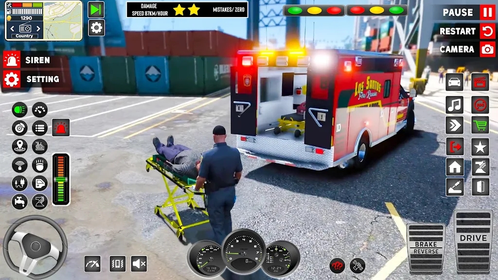 US紧急救护车3D截图3: