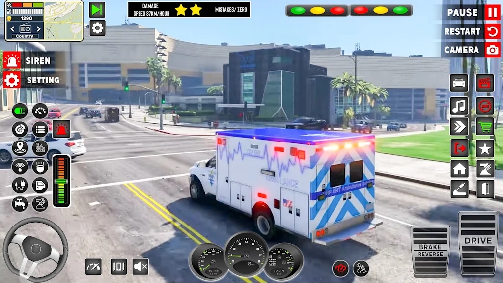 US紧急救护车3D截图4: