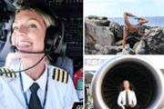 瑞典美女飞行员走红网络 晒飞行员亮丽一面[图]