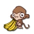 猴子接香蕉