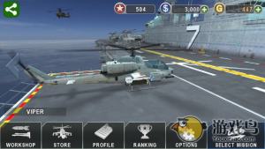 炮艇战:3D直升机图2