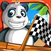 熊猫司机海滩赛车