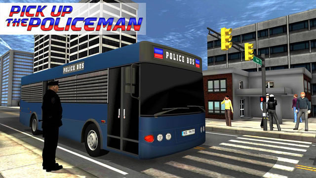 警方运输车监狱巴士3D图1:
