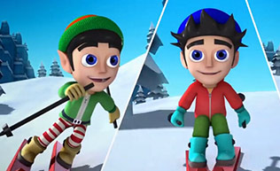 《滑雪大冒险2》多人对战版预告宣传片