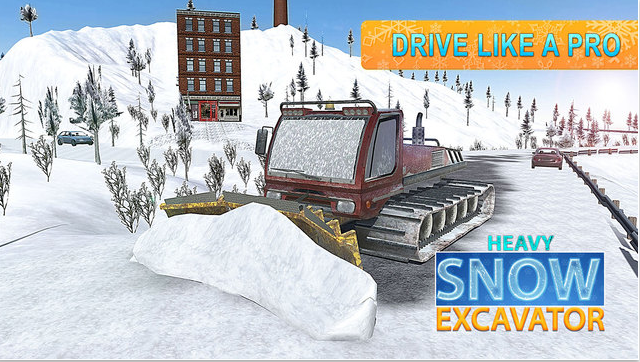 大雪挖掘机卡车模拟3D图3: