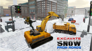 雪挖掘机模拟器3D图4