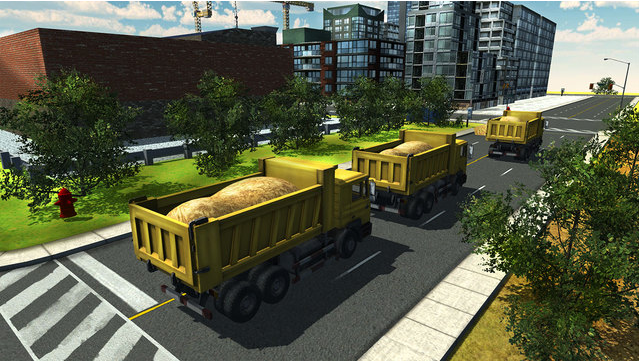 沙挖掘机卡车模拟3D图1: