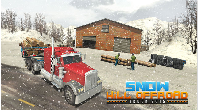 越野雪小山卡车3D图5: