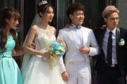 快男刘心举办婚礼 新娘貌美系韩式美容院院长[多图]