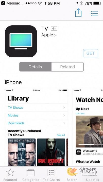 iOS10.2正式版将至?TV应用上架App Store